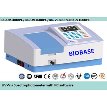 Espectrofotômetro UV / Espectrofotômetro Visível com Software para PC